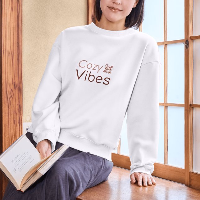 Cosy Vibes, Warm Holiday Design Sweatshirt (Creator Uploaded)