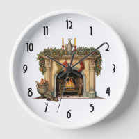 Cosy Victorian Fireplace Christmas