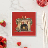 Cosy Victorian Fireplace Christmas