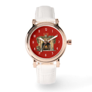 Cosy Victorian Fireplace Christmas Watch