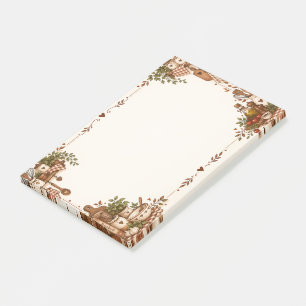 Cosy Vintage Kitchen & Baking Illustration Post-it Notes