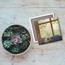 Cosy Vintage Window Magnet