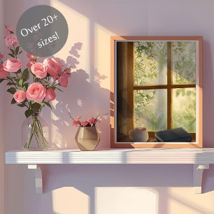 Cosy Vintage Window Poster