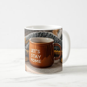 Cosy warm candle lit evening  coffee mug