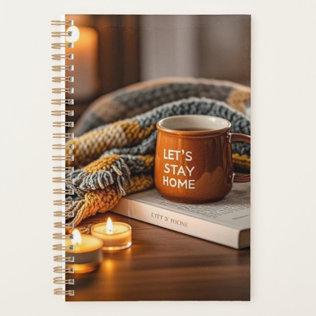 Cosy warm candle lit evening  planner (Front)