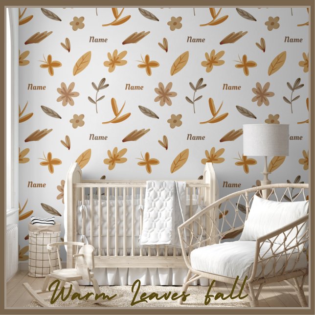 Cosy Warm Floral Nature Autumn Flowers Leaves Fall Wallpaper (Creator Uploaded)