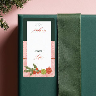 Cosy & Warm Knitted Pink Sweater To From Holiday