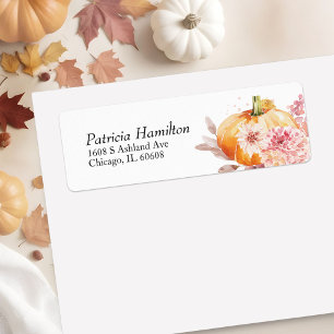 Cosy Watercolor Autumn Pumpkin Baby Shower