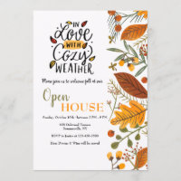 Cosy Weather Open House Invitation