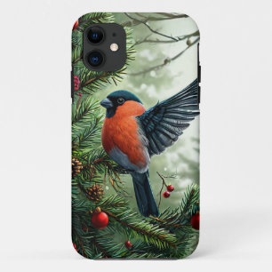 Cosy Winter Bird Landscape Aesthetic Design Case-Mate iPhone Case