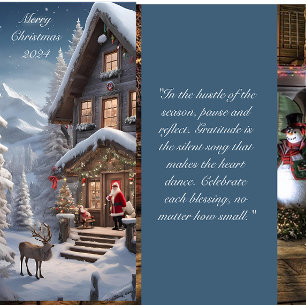 Cosy Winter Blessings Bookmark Menu