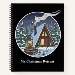 Cosy Winter Cabin Christmas Reading Retreat Notebook