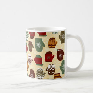 Cosy Winter Christmas Holiday Mittens Coffee Mug