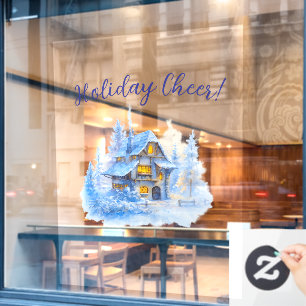 Cosy Winter Cottage Holiday Cheer Decor Business