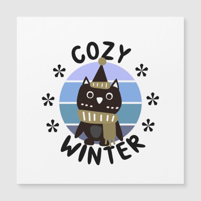 Cosy Winter, Cute Owl (Front)