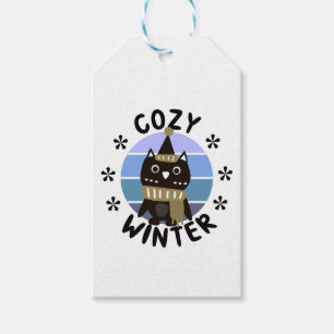 Cosy Winter, Cute Owl Gift Tags