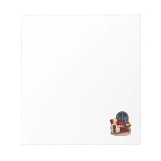 Cosy Winter Reading Nook Notepad