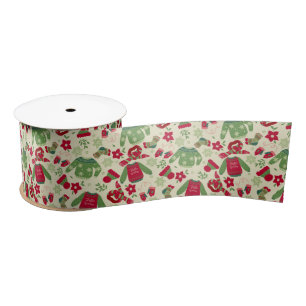 Cosy Winter Sweaters, Hats, Scarves and Mittens Satin Ribbon