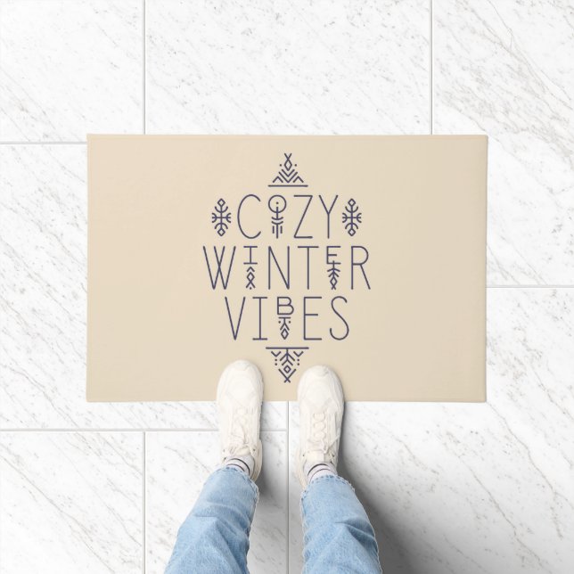 Cosy Winter Vibes Design Doormat (Indoor)