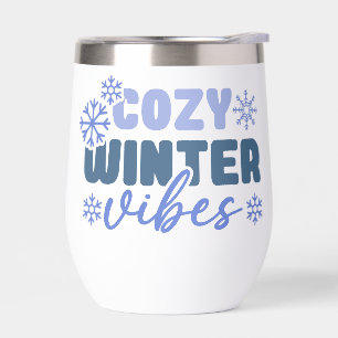 Cosy Winter Vibes - Snowflake Typography