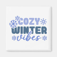 Cosy Winter Vibes - Snowflake Typography
