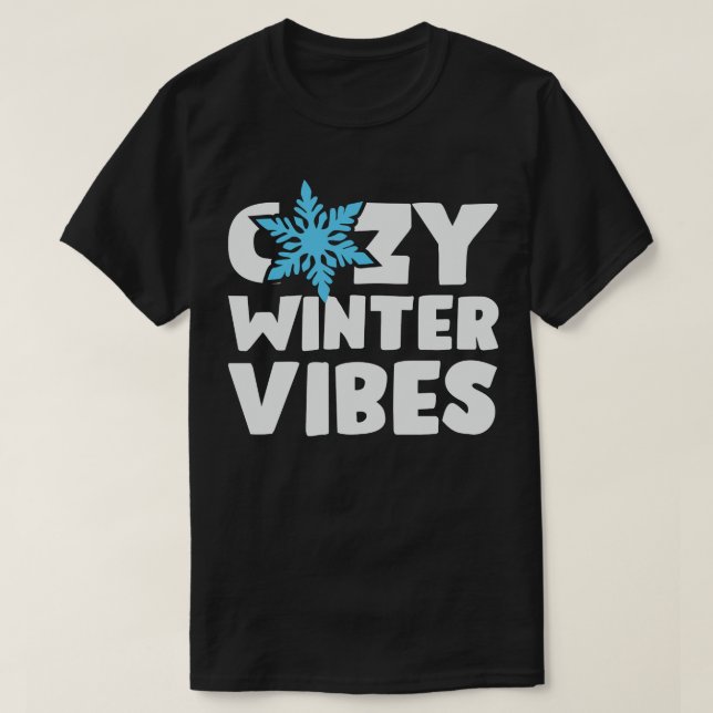 Cosy Winter Vibes T-Shirt (Design Front)