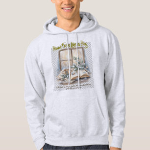 Cosy Winter Window Watercolor Hoodie