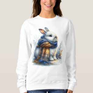 Cosy Winter Wishes To Somebunny Special Rabbit Sweatshirt