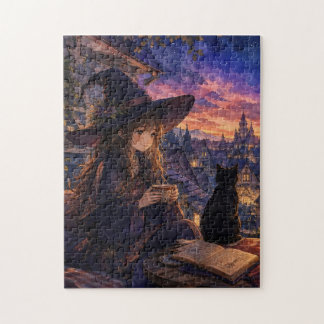 Cosy Witch Sunset Puzzle