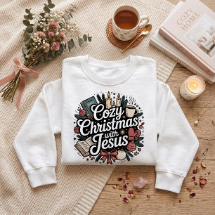 Cosy with Jesus, Christmas Sweatshirt