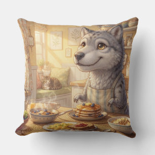 Cosy Wolf Breakfast Pillow