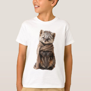 Cosy Wrapped Scarf Ferret Kids T-Shirt