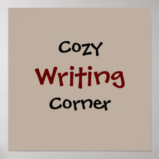 Cosy Writing Corner Poster