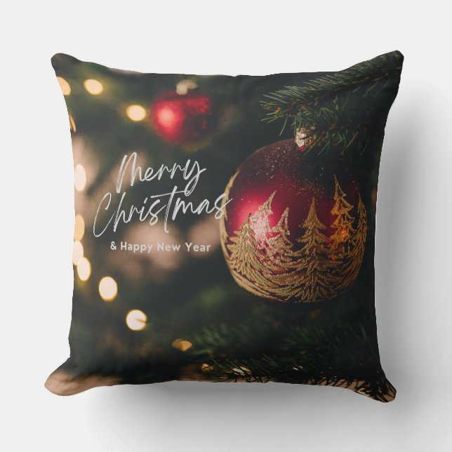 Cosy Xmas Home Decor Cushion (Front)