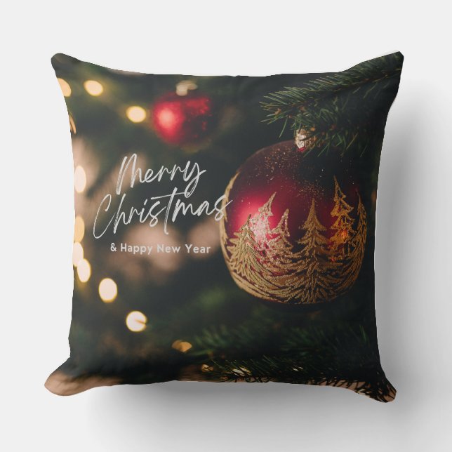 Cosy Xmas Home Decor Cushion (Front)