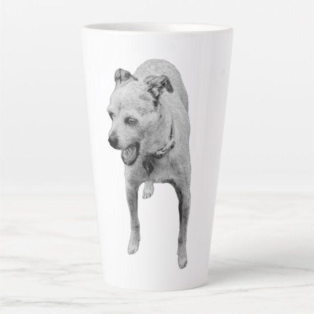 Cosy Yawn for Autumn Nights Latte Mug (Front)