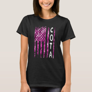 Cota American Flag Occupational Therapist Assistan T-Shirt