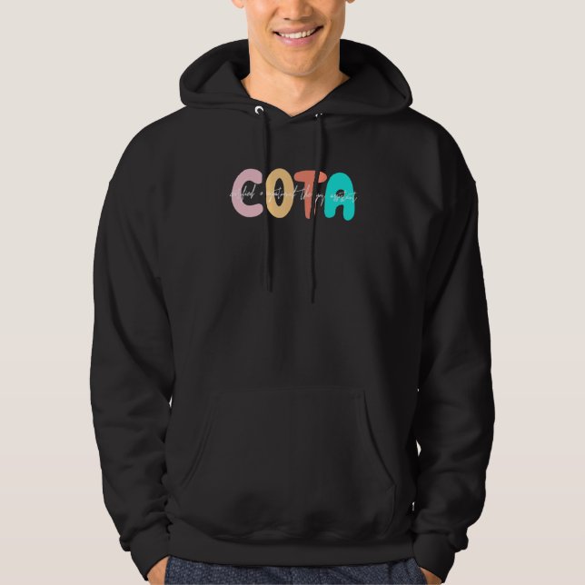 Cota Certified Occupational Therapy Assistant Appr Hoodie (Front)