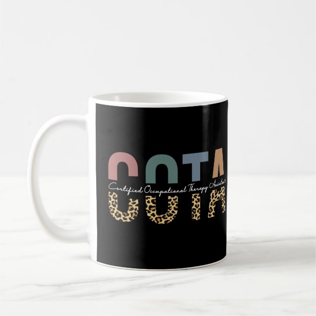 COTA Certified Occupational Therapy Assistant Coffee Mug (Left)