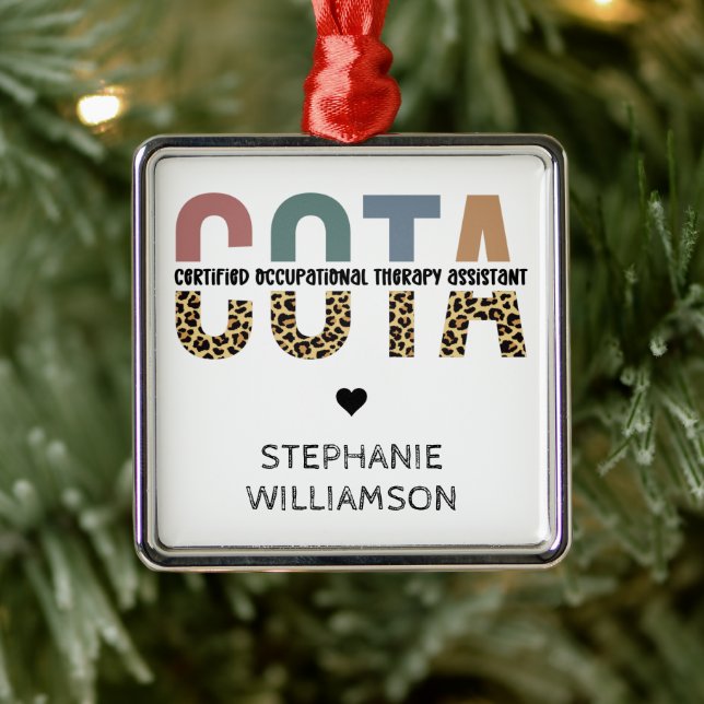 COTA Certified Occupational Therapy Assistant Metal Tree Decoration (Tree)