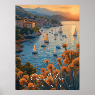Côte d’Azur, France Poster
