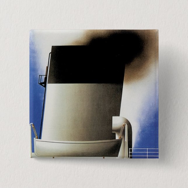 Cote D'Azur Channel Ferry 15 Cm Square Badge (Front)