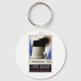 Cote D'Azur Channel Ferry Key Ring