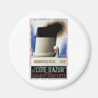 Cote D'Azur Channel Ferry Magnet