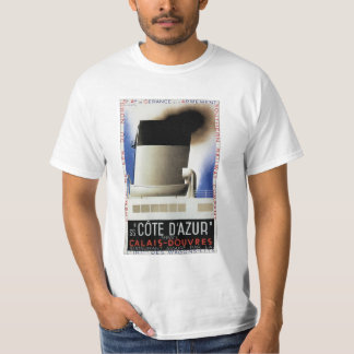 Cote d'Azur Channel Ferry Poster T-shirt
