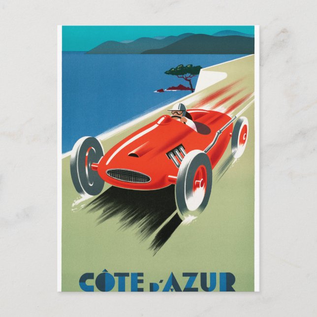 Cote d'Azur Postcard (Front)
