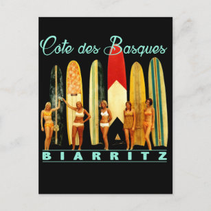 Côte des Basques Biarritz Postcard