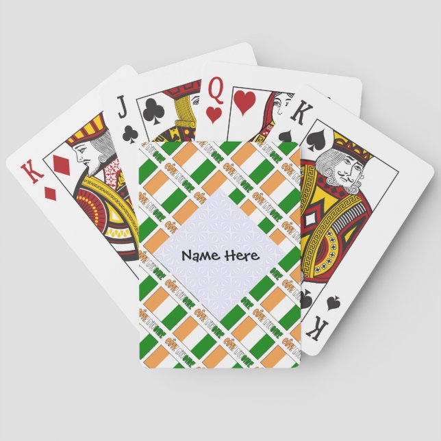 Côte D'Ivoire and Ivory Coast Flag Playing Cards (Back)