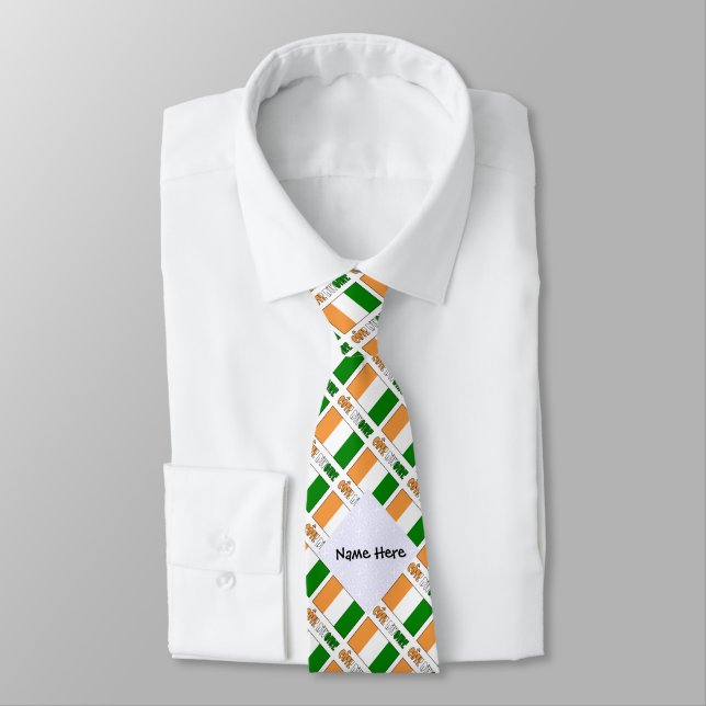 Côte D'Ivoire and Ivory Coast Flag Tie (Tied)