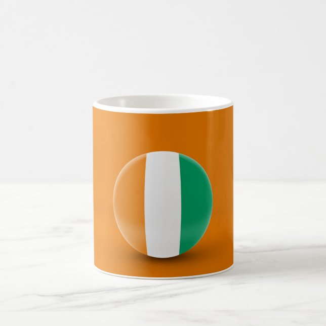 Côte d'Ivoire Flag Mug (Center)